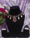 BLACK COTTAN CORD NECKLACE