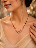 Emerald Bloom AD Mangalsutra