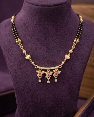 Floral Charm Mangalsutra