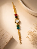 Rainbow Crystal Watch Bracelet