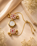 Royal Kundan Watch Bracelet