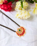 Red Kundan Mangalsutra