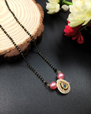 PINK BEADS MANGALSUTRA