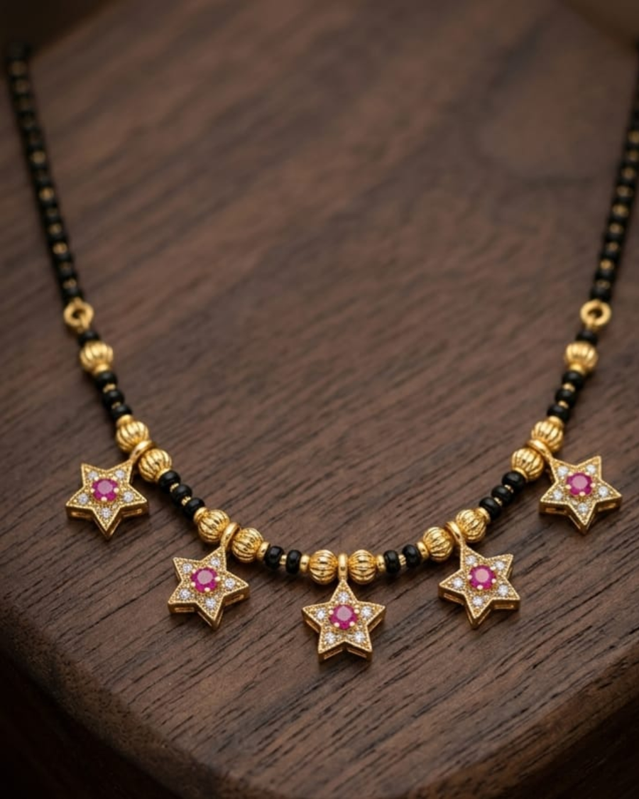 Star Charm Designer Mangalsutra