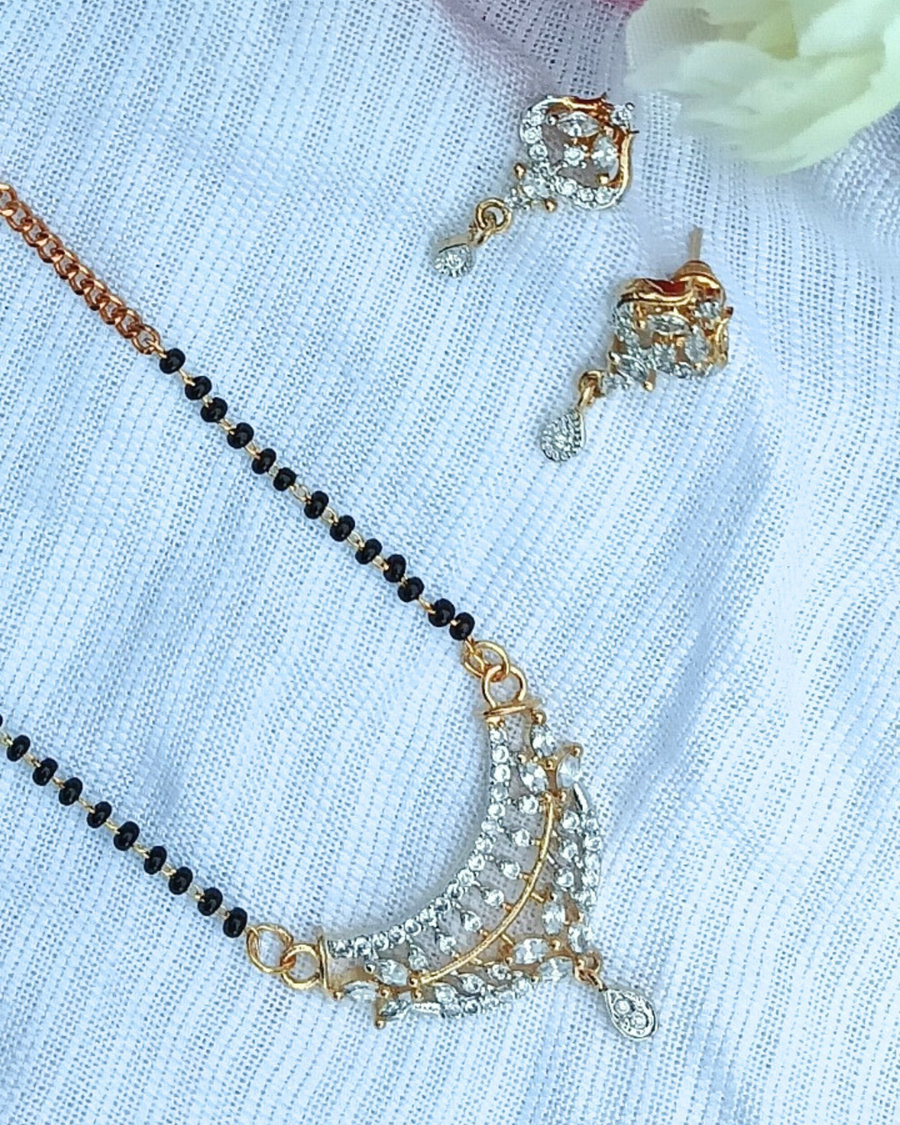 American diamond Mangalsutra