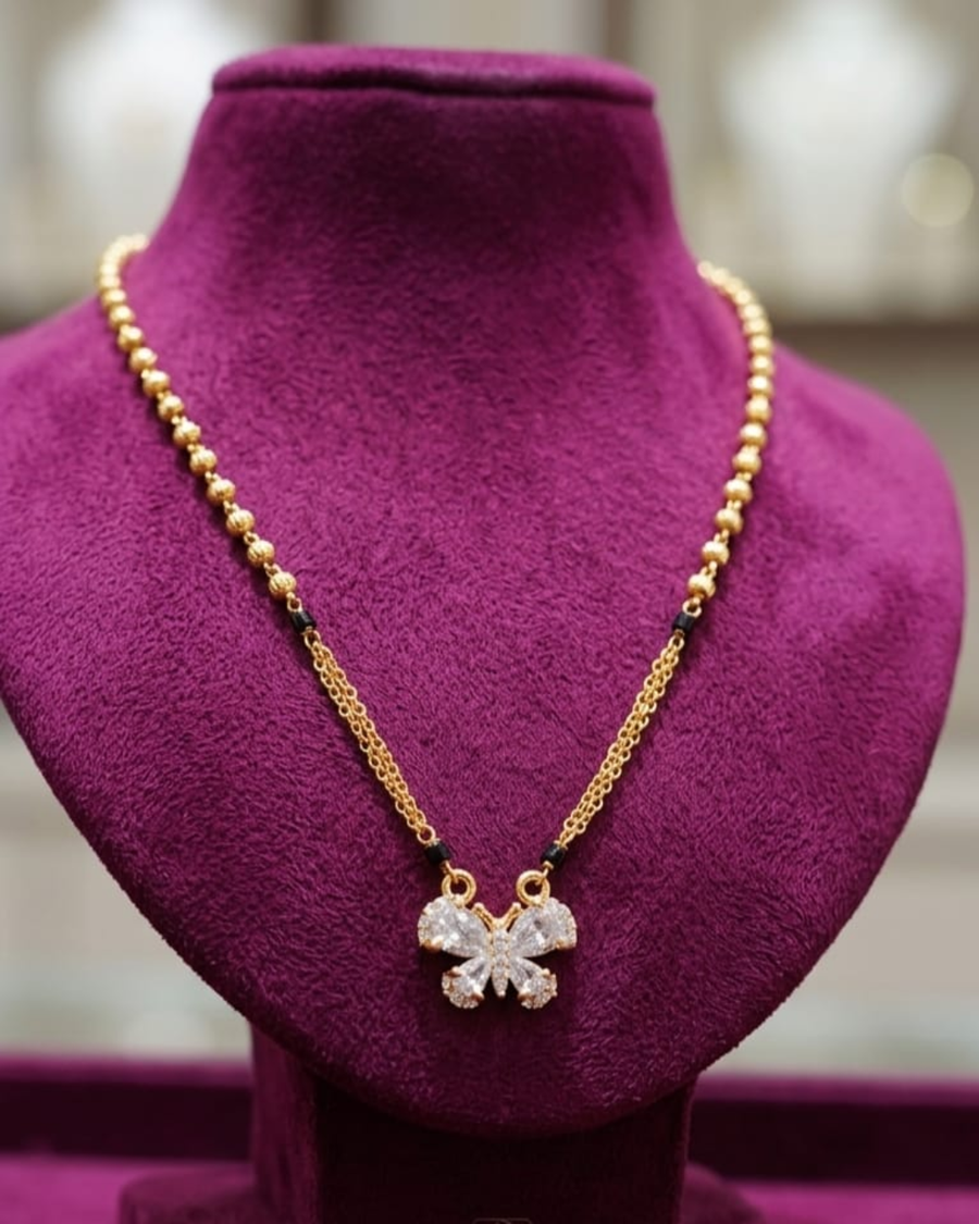 BUTTERFLY CHARM MANGALSUTRA