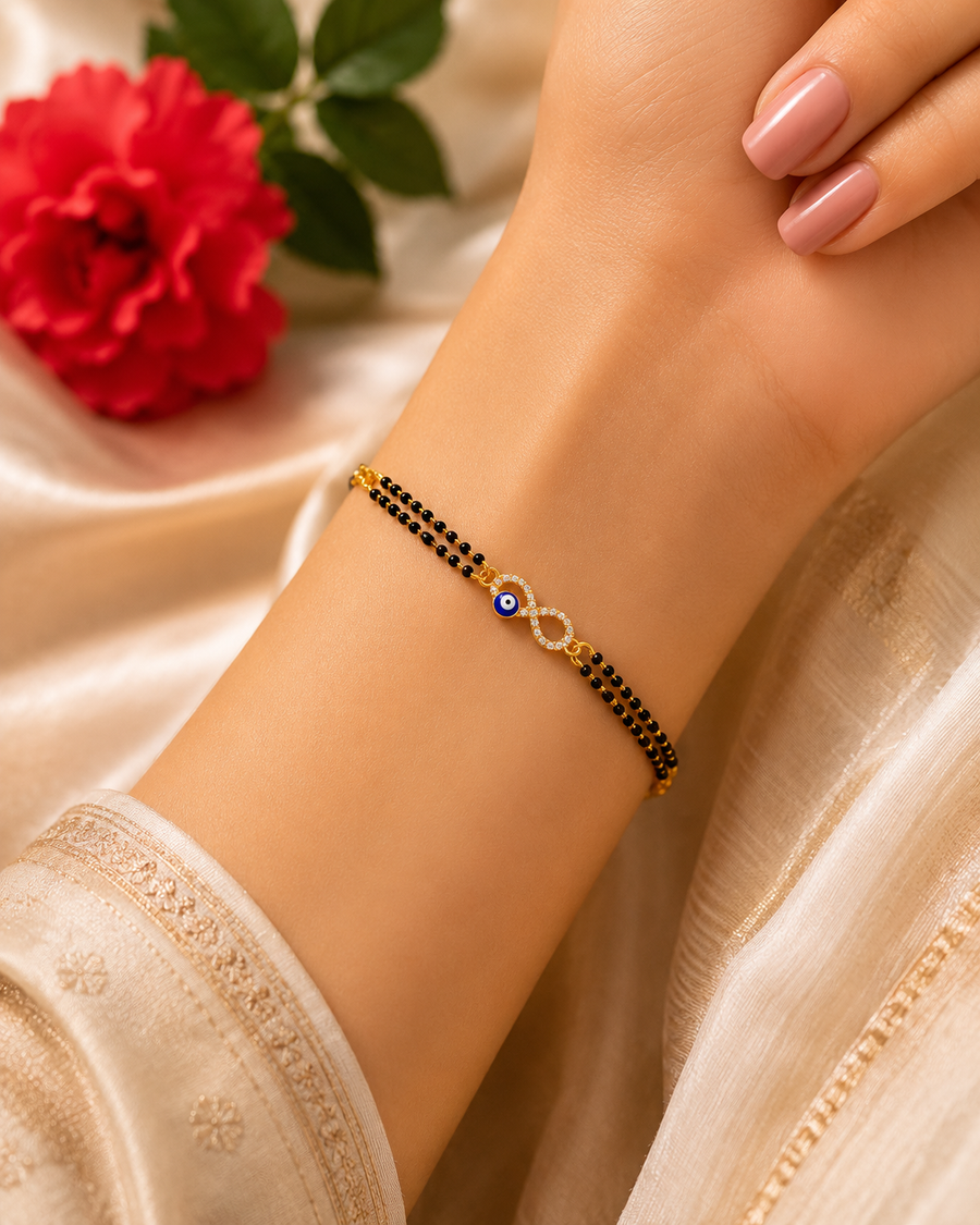 American Diamond Hand Mangalsutra