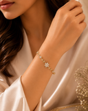 Daisy Bloom Crystal Bracelet